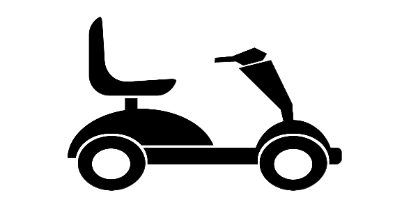 Kilometerzähler für Elektromobil und Rollstuhl